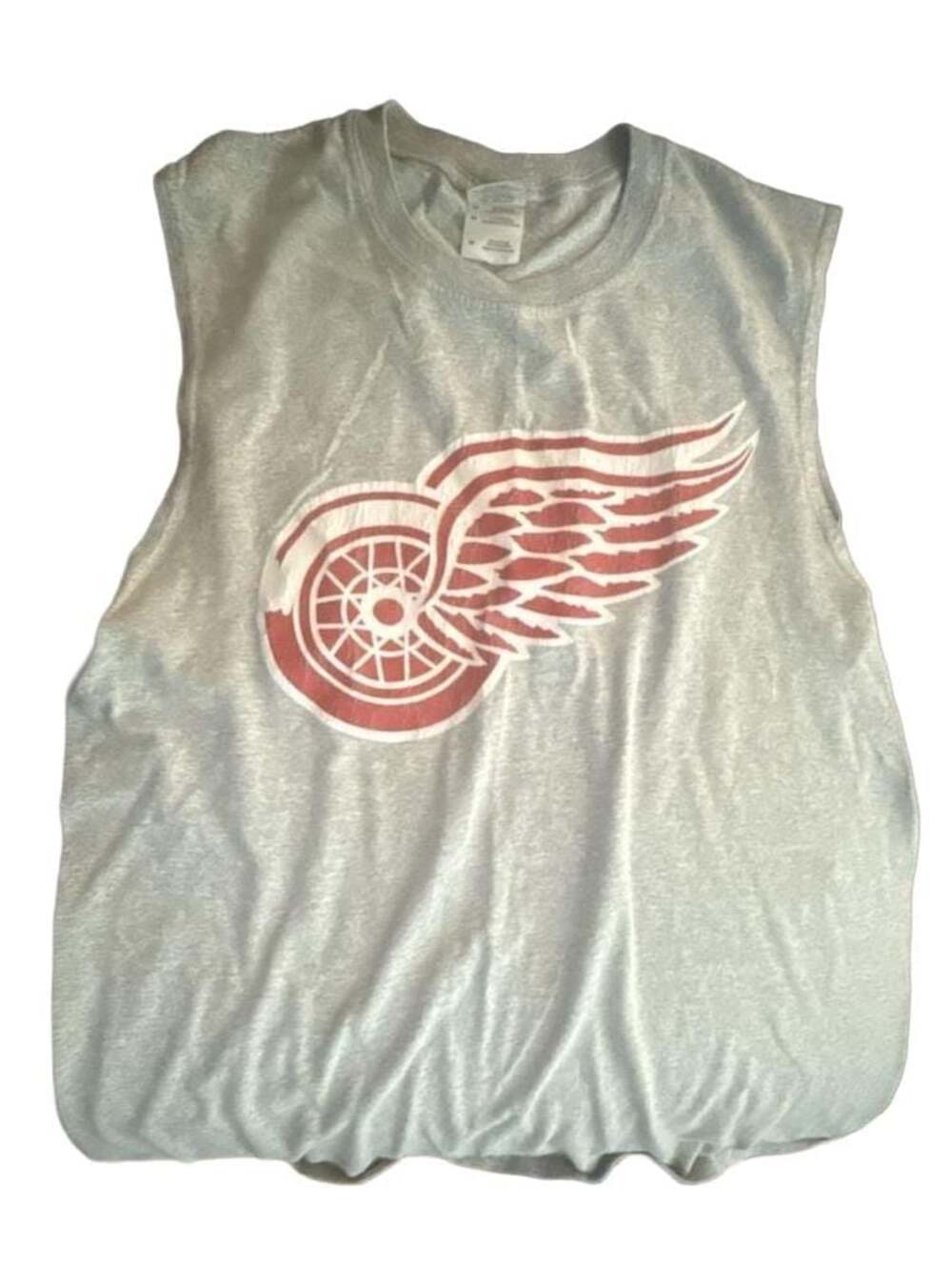 Gildan Ultra Cotton Detroit Red Wings Sleeveless Graphic T-Shirt